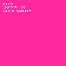 #FF279E - Wild Strawberry Color Image